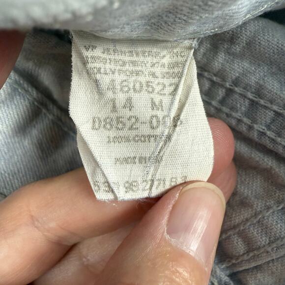 Vtg Riders Light Wash Denim Shorts Size 14 High Rise Mom Fit y2k Casual - Picture 5 of 5